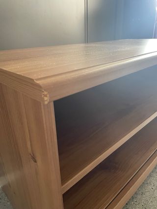 Zapatero Ikea madera maciza 2 baldas