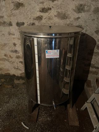 Barril vino 500L acero inoxidable