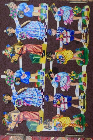 Cromos troquelados de figuras