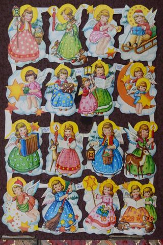 Cromos troquelados de figuras