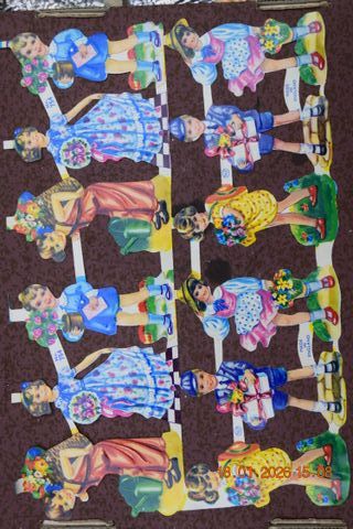 Cromos troquelados de figuras