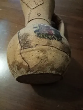 Vaso decorativo in ceramica ricoperta di sughero