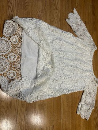 Vestido Ibicenco Blanco Talla  L