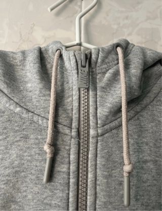 Sudadera Nike Gris con Cremallera