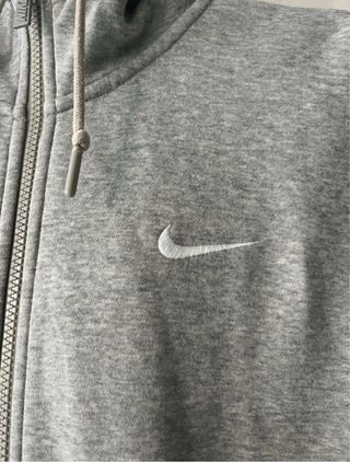 Sudadera Nike Gris con Cremallera