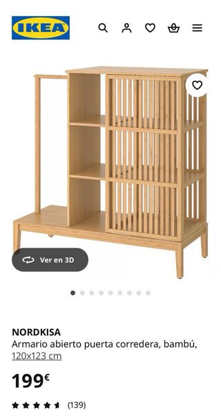 Armario con puerta corredera NORDKISA de Ikea