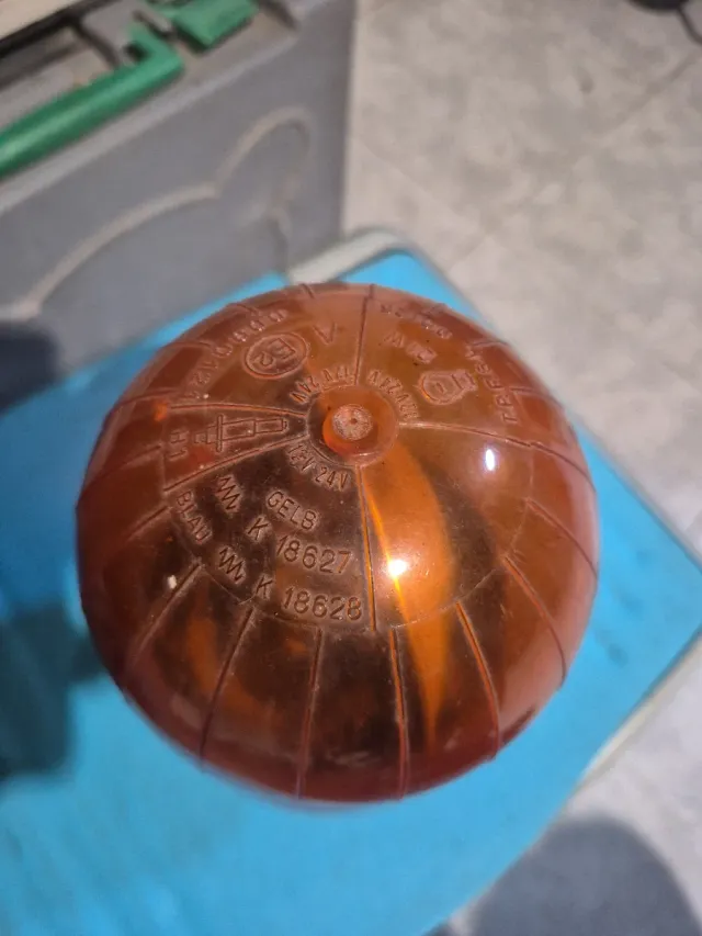 Luz Rotativa 12V Naranja