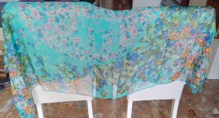 Gran Foulard usi stola o copricostume misto seta
