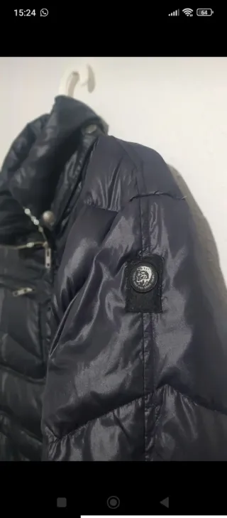 Abrigo DIESEL plumífero negro