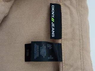 Chaqueta tejana DKNY mujer beige nueva