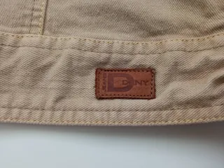 Chaqueta tejana DKNY mujer beige nueva