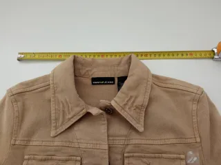 Chaqueta tejana DKNY mujer beige nueva