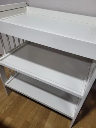 Cambiador Bebé Ikea Gulliver Blanco