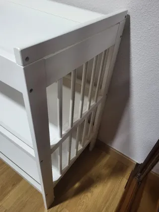 Cambiador Bebé Ikea Gulliver Blanco