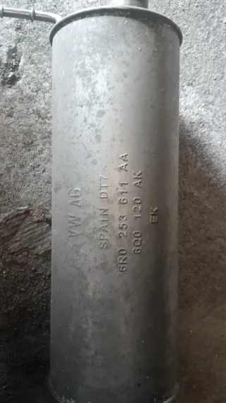 Silenziatore posteriore per VW Polo, Ibiza, Fabia...