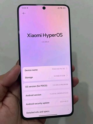 Poco X6 Pro 5G 512GB Cambio por iPhone