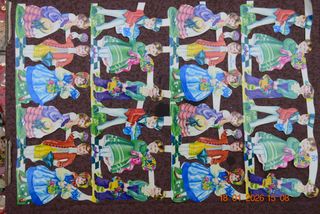 Cromos troquelados de Papá Noel