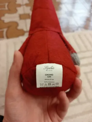 Gnomo Svedese Decorativo Rosso