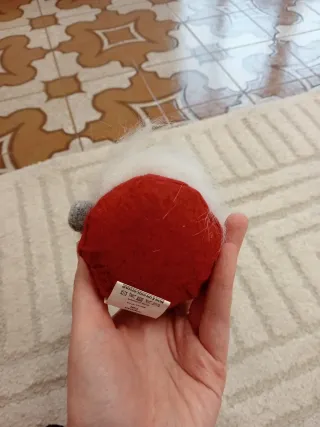 Gnomo Svedese Decorativo Rosso