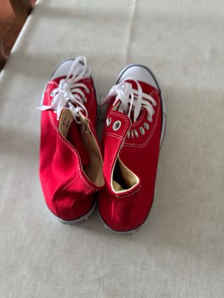 Zapatillas Converse Altas Rojas Numero 40
