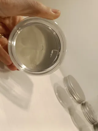 Barattoli plastica con tappo a vite