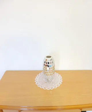 6 Tapetes Redondos y Ovalados Blancos