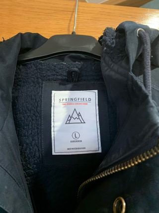 Parka Springfield Azul Talla L