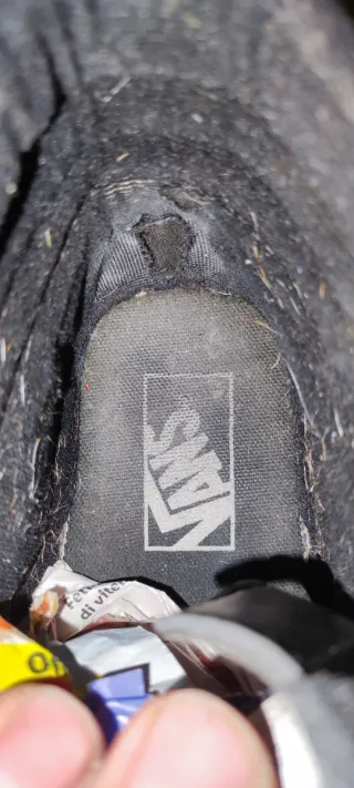 Scarpe Vans Sk8-Hi nere