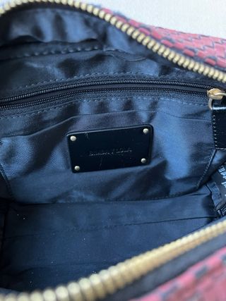 Bolso Bimba y Lola Granate Piel Trenzada