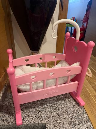Cuna para muñecos rosa You & Me