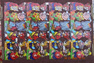 Cromos troquelados de animales