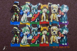 Cromos troquelados de animales