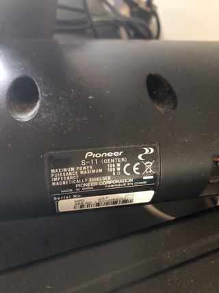 Sistema Sonido Pioneer Home Cinema