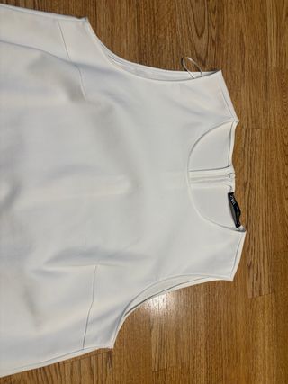 Vestido/pantalon Zara Blanco Talla M