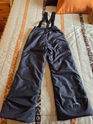 Pantalón de nieve/esquí negro De 8 a 10 años