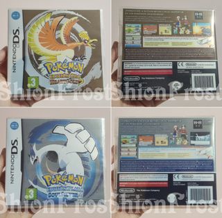 Cajas METALIZADAS Pokemon Edición Oro y Plata DS