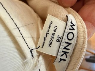 Vestido largo Monkl beige