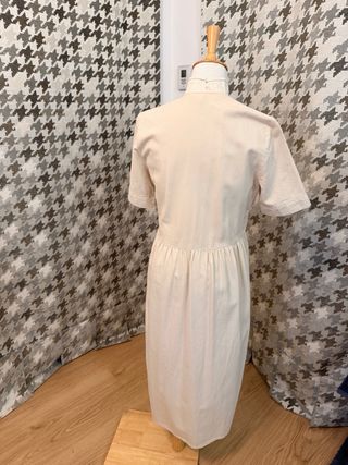 Vestido largo Monkl beige