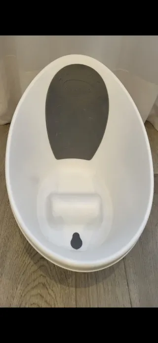 Bañera Shnuggle Blanca y Gris