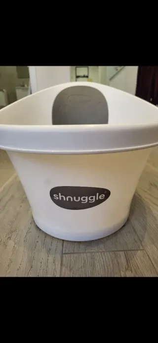 Bañera Shnuggle Blanca y Gris