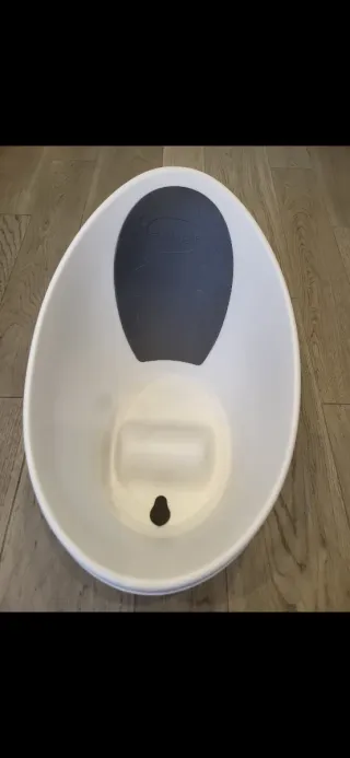 Bañera Shnuggle Blanca y Gris