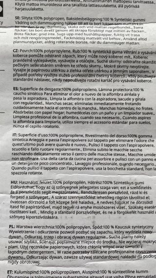 Alfombra Ikea VANDPLAST círculos negro y beige