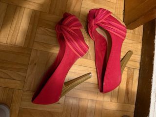 Tacchi Fucsia Blanco T.38