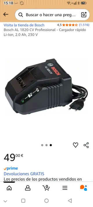 Taladro y Amoladora Bosch a Batería 18V