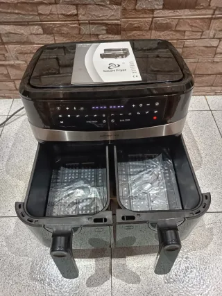 Freidora Aire Doble Cajón Emerio