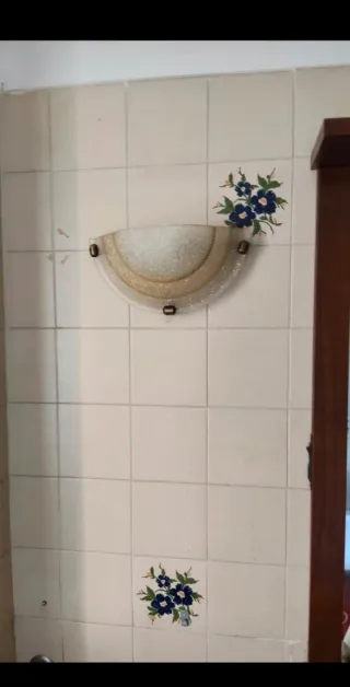 Lampada Plik Vintage Anni 90 Oro Trasparente