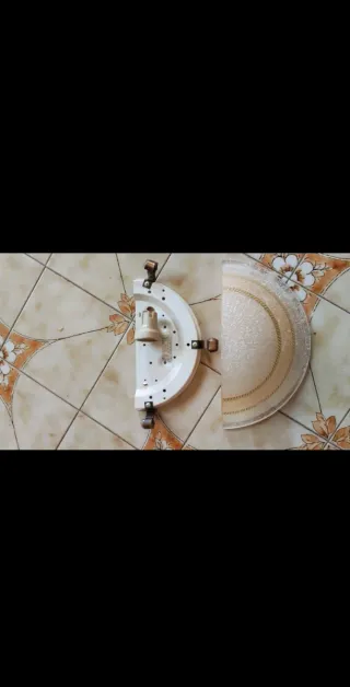 Lampada Plik Vintage Anni 90 Oro Trasparente