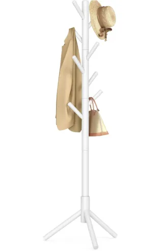 Perchero Árbol Madera Blanco