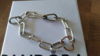 Pulsera y Anillo Pandora Corazón Oro y Plata