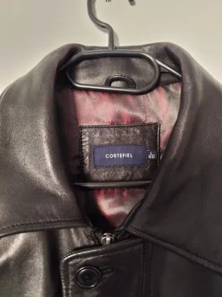 Chaqueta de piel Cortefiel